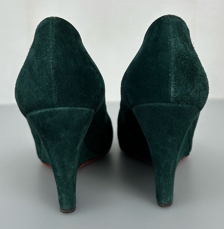 Christian Louboutin Suede Wedge (size 7.5)