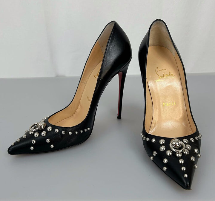 Christian Louboutin "Door Knock" leather stiletto (size 8)