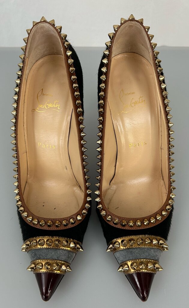 Christian Louboutin Malabar pony hair stiletto (size 8)