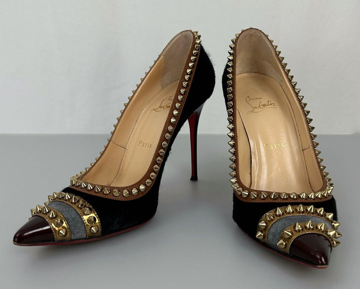 Christian Louboutin Malabar pony hair stiletto (size 8)