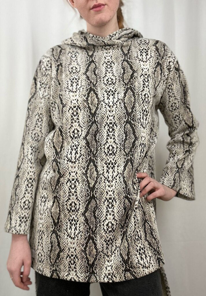 Sooley hooded high-low oversized tunic (L/XL)