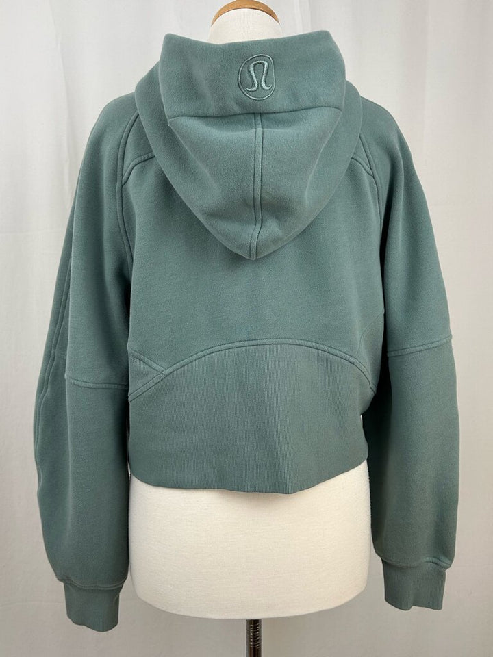 Lululemon scuba 1/2 zip cropped hoodie (M/L)