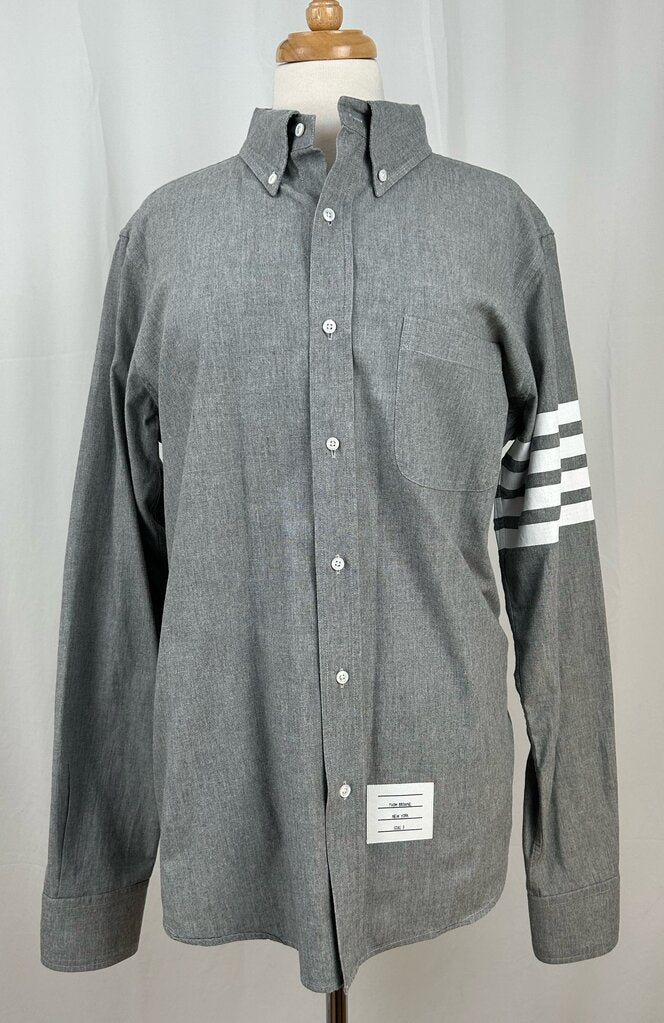 Thom Browne men's 4 bar button down (M)