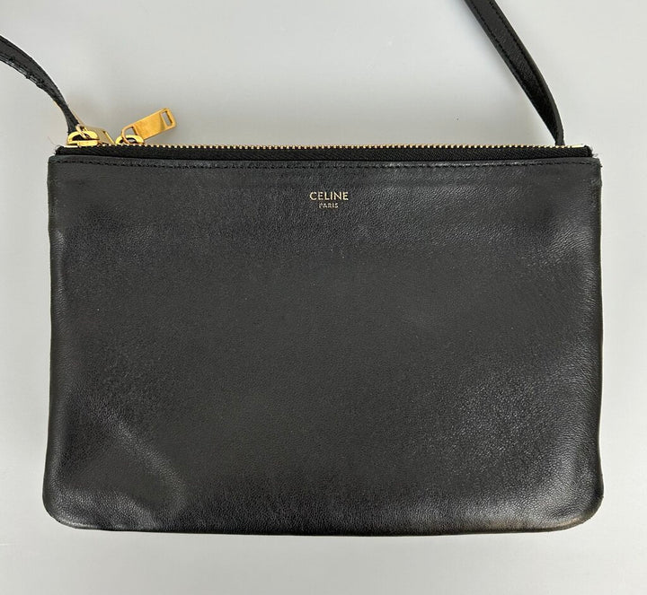 Celine "Trio" lambskin small crossbody