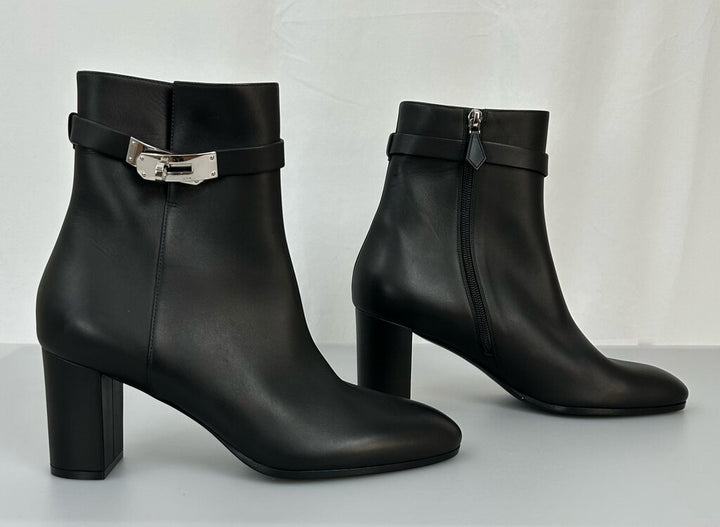 Hermes Saint Germain heeled ankle boot (size 10.5)