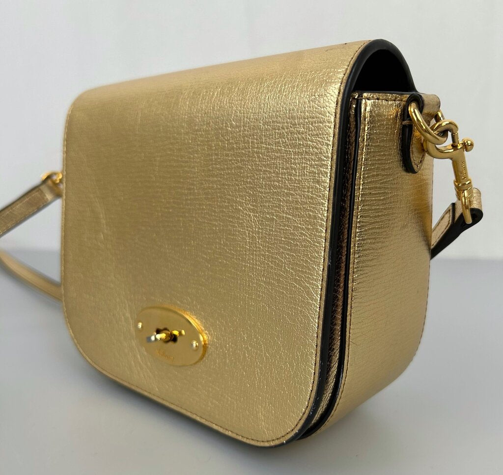 Mulberry metallic small crossbody
