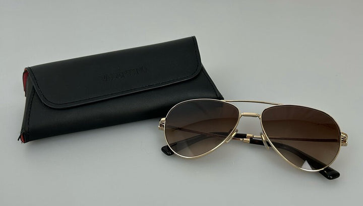 Valentino rockstud aviator sunglasses