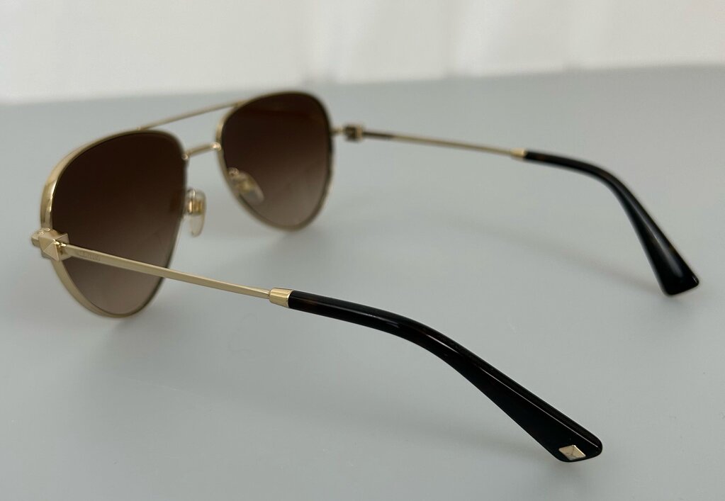 Valentino rockstud aviator sunglasses