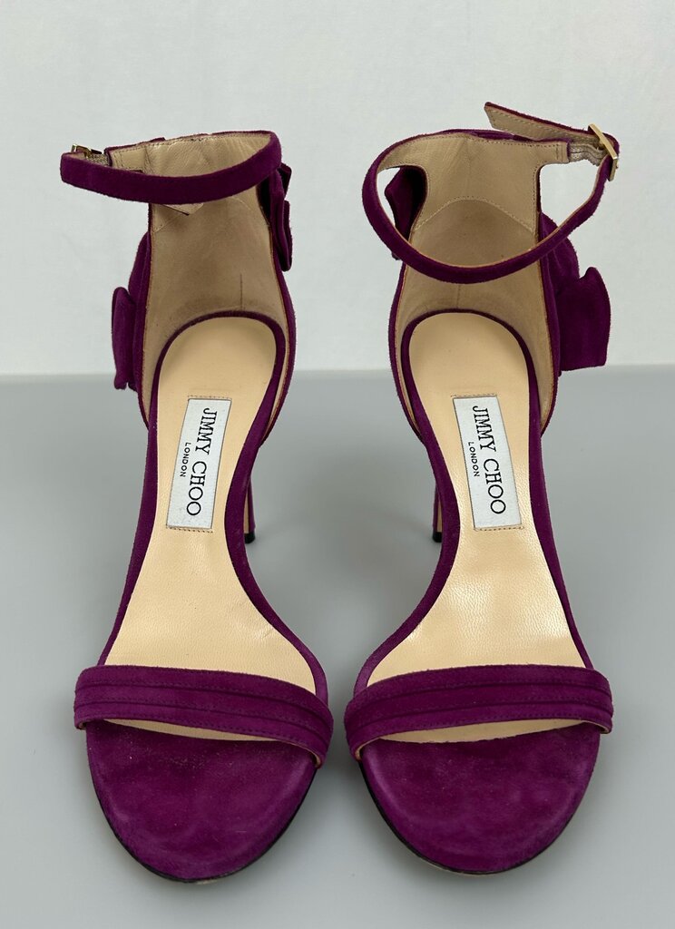 Jimmy Choo ruffle bow heels (size 8)