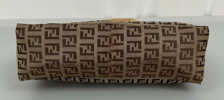 Fendi Zucchino fabric tote with pouch