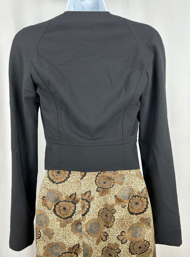 DSquared cropped tuxedo style blazer (S)