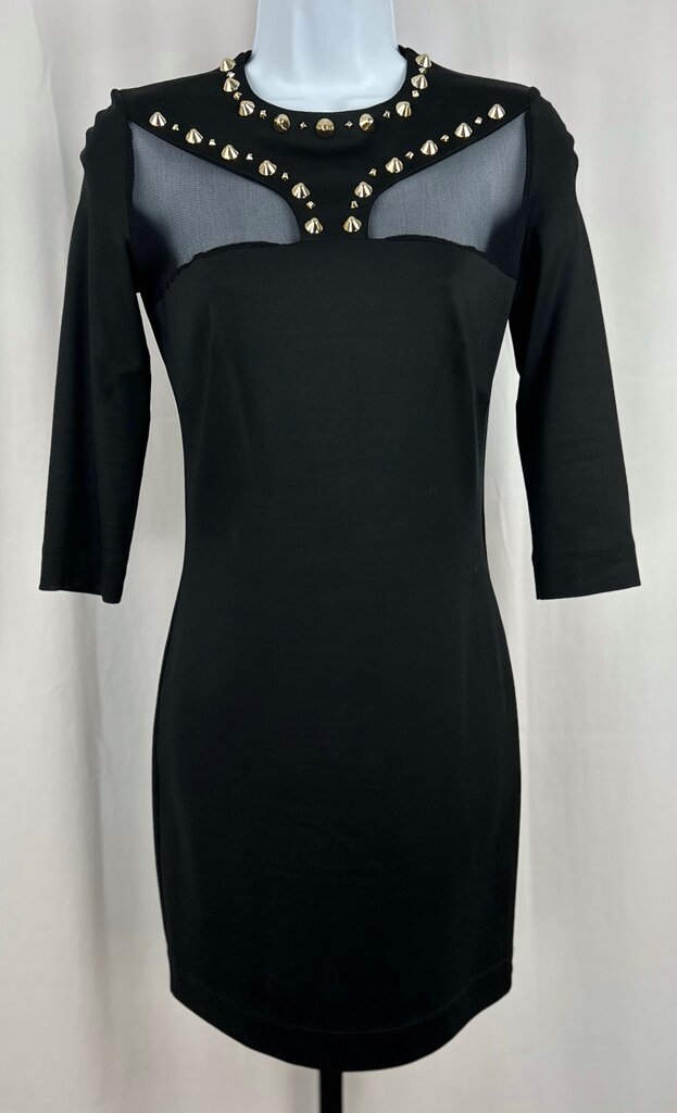 Just Cavalli gold stud cocktail dress (S)