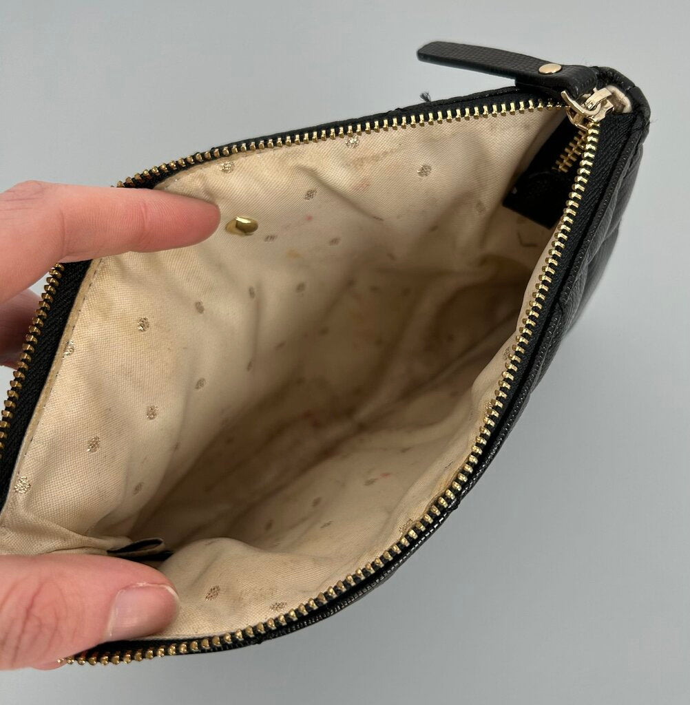 Kate Spade quilted makeup pouch