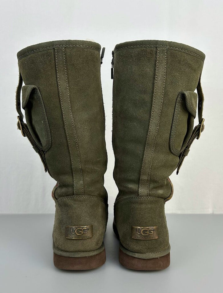 UGG tall cargo classic suede boot (size 8)