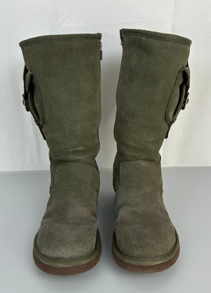 UGG tall cargo classic suede boot (size 8)