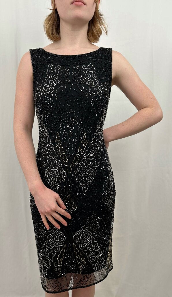 Pisarro Nights sequin shift party dress (size 2)