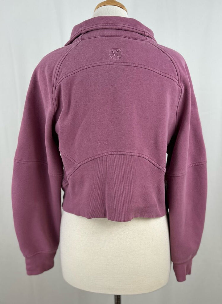 Lululemon Scuba 1/2 zip cropped hoodie (XS/S)