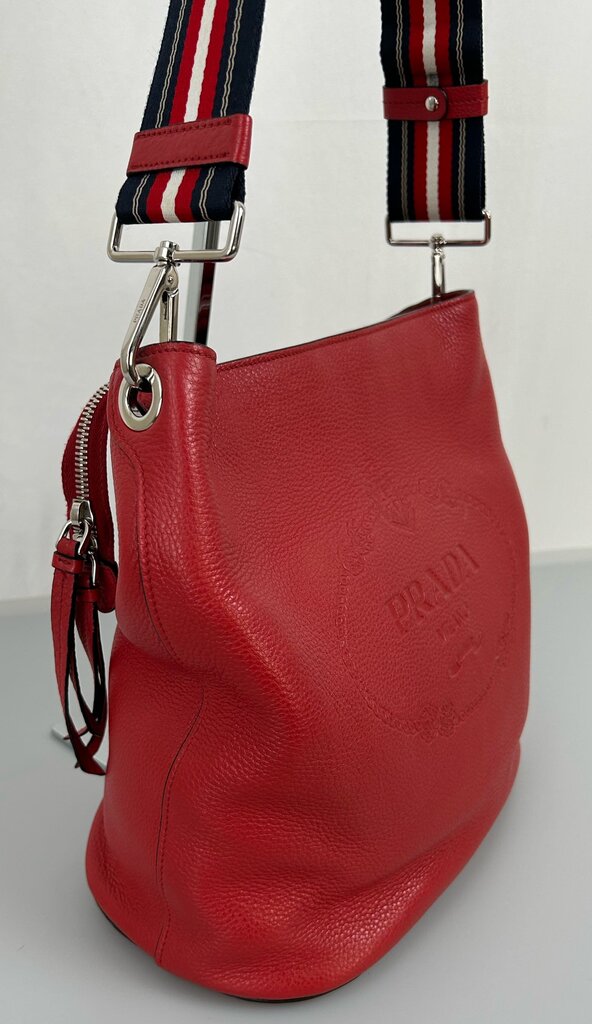 Prada Phenix leather bucket bag