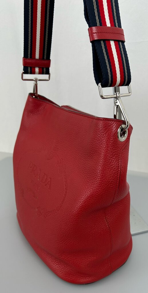 Prada Phenix leather bucket bag