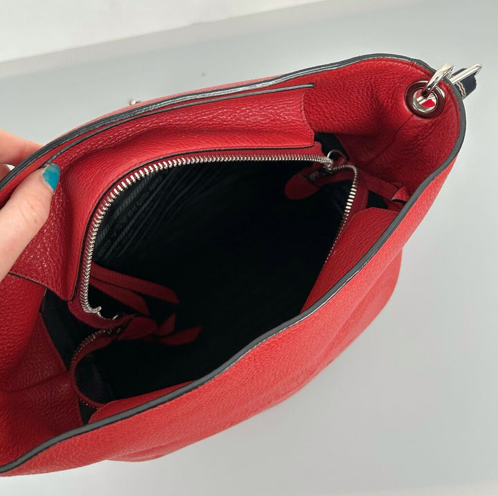 Prada Phenix leather bucket bag
