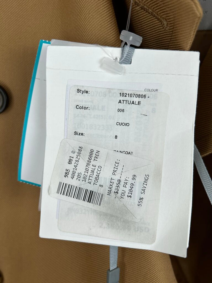 Max Mara NWT mid length belted trench (size 8)