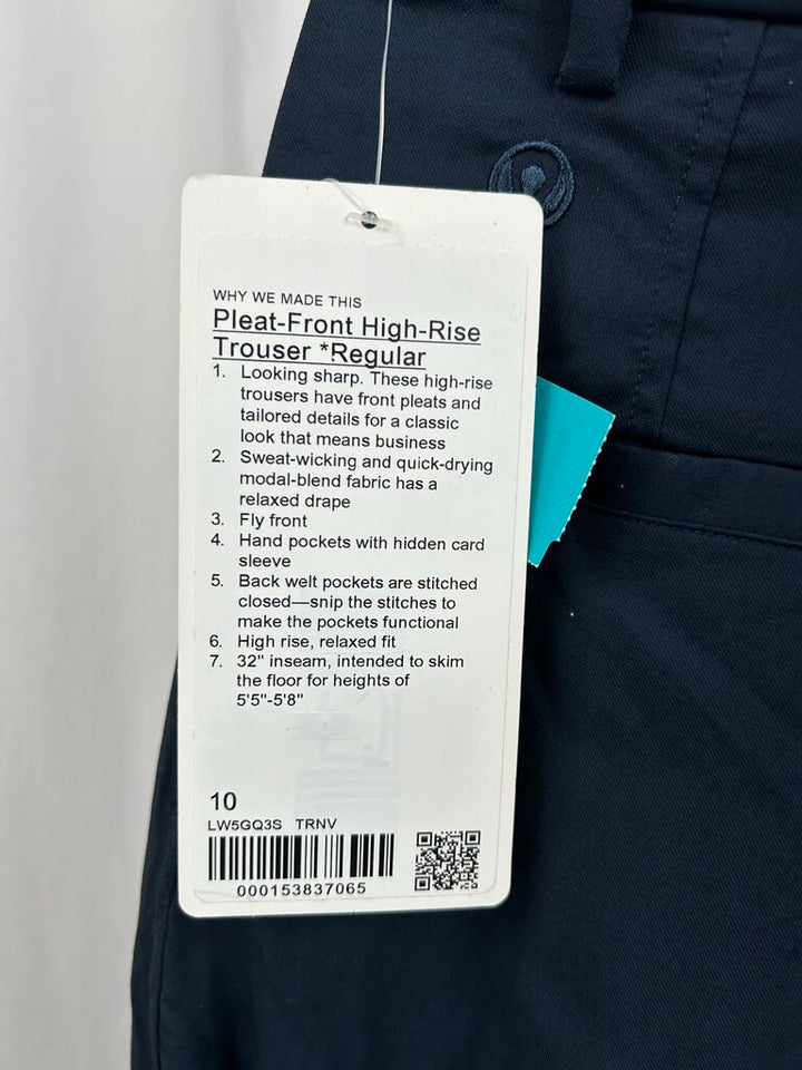 Lululemon NWT high rise trouser (size 10)