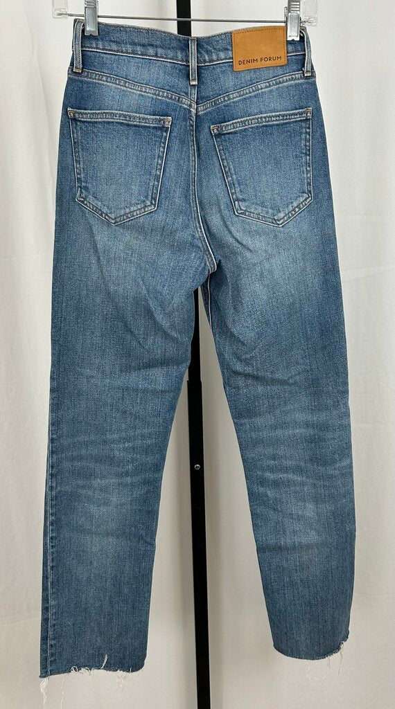 Denim Forum (Aritzia) "Arlo" high rise straight jean (size 24)