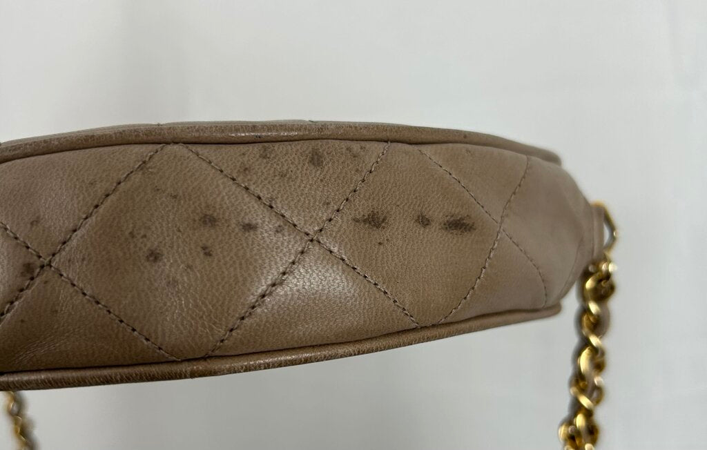 Chanel round lambskin tassel crossbody