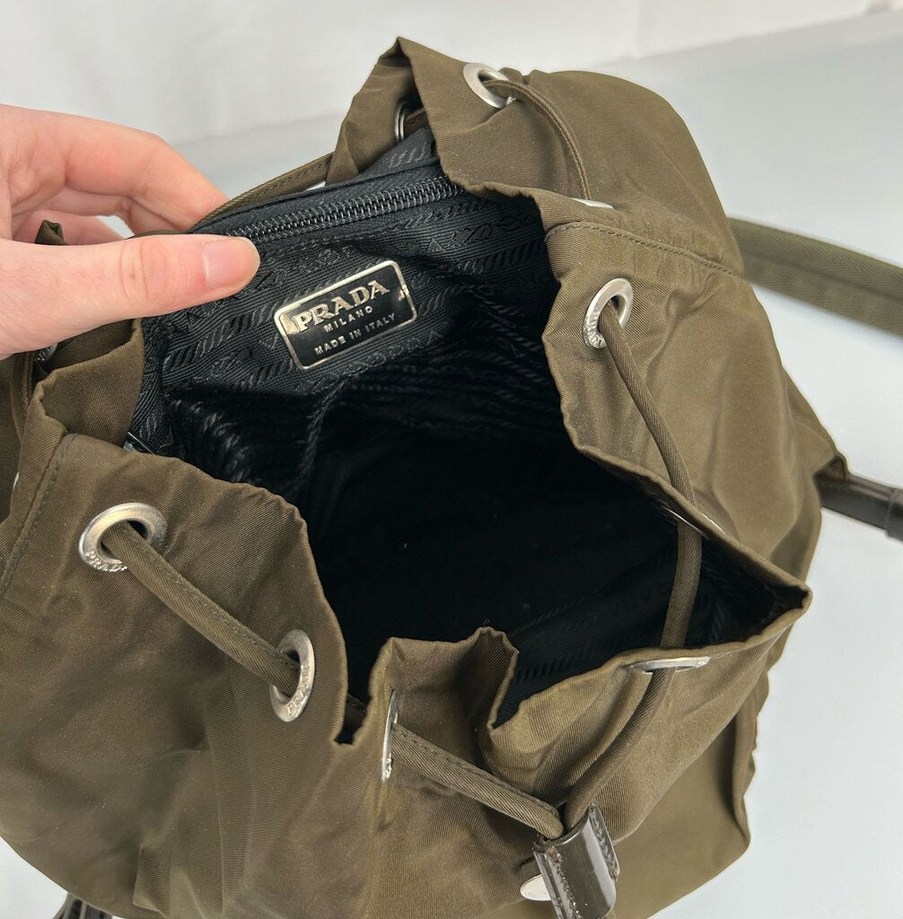 Prada small nylon backpack