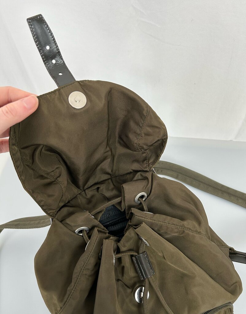 Prada small nylon backpack