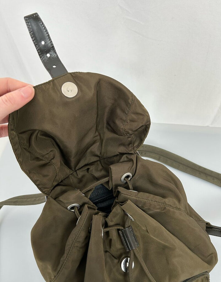 Prada small nylon backpack