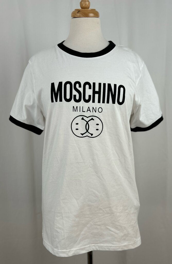 Moschino men's NWT "Smiley Moment" ringer tee (S)
