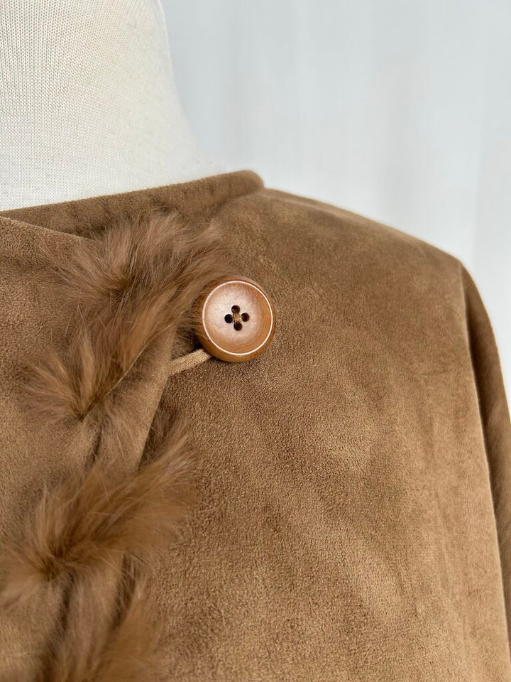 Jones NY NWT vintage whipstitch cape (S)