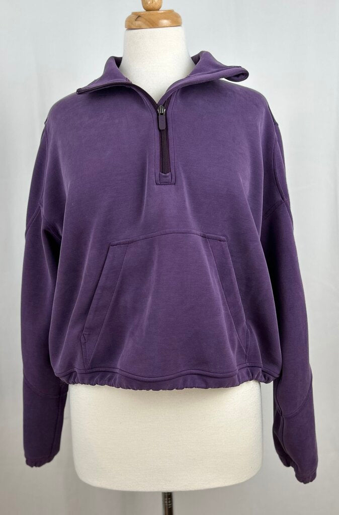 Lululemon brushed softstreme 1/2 zip pullover (size 10)