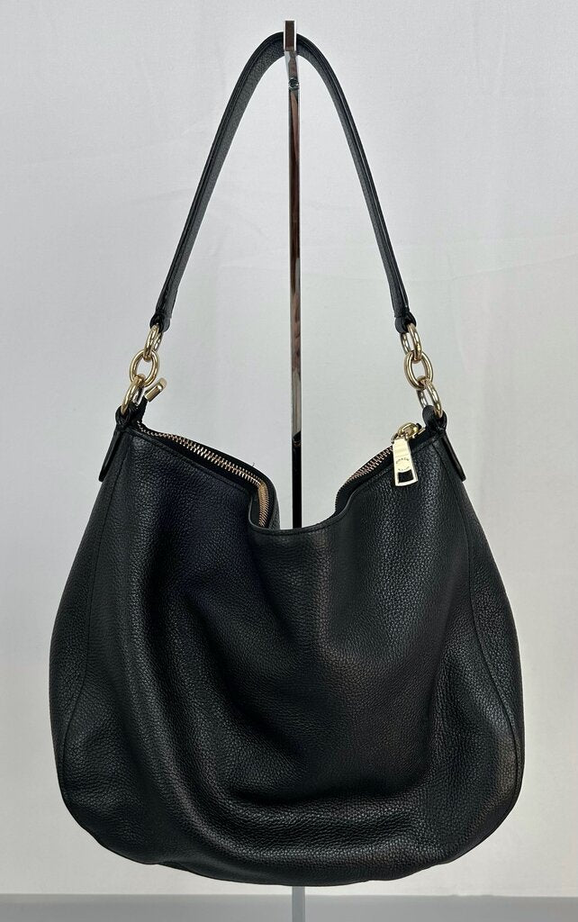 Coach leather turnlock satchel