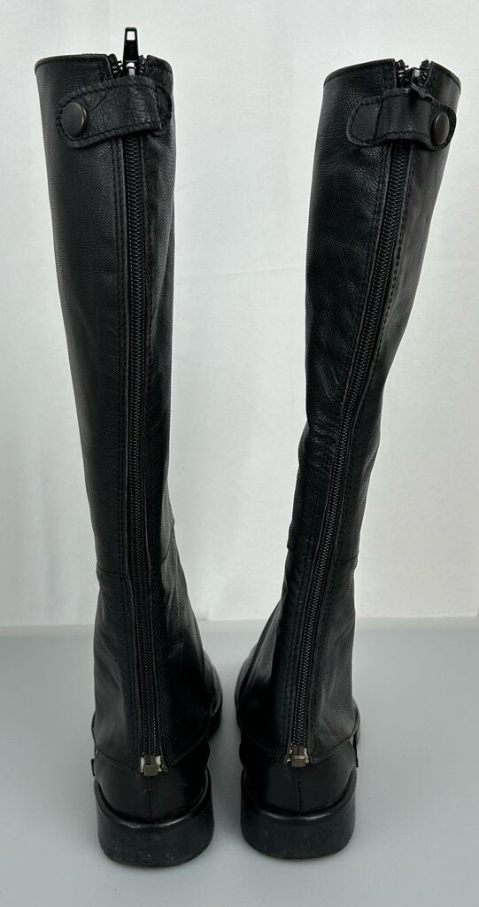 Max Mara tall leather combat boot (size 6.5)