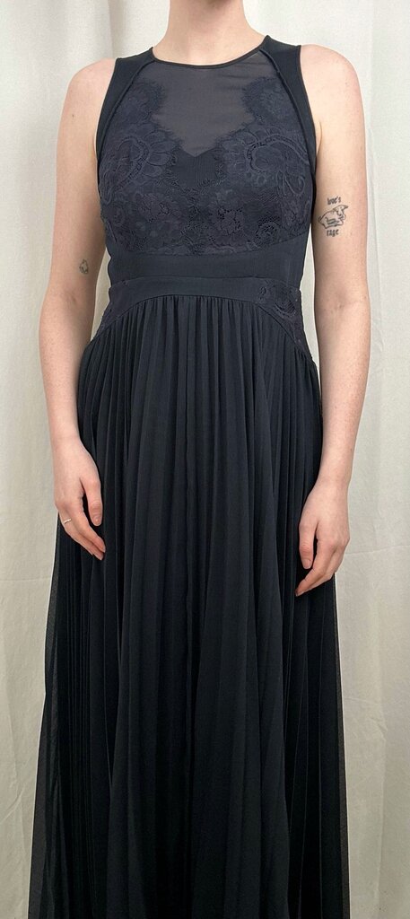 Whistles lace plisse maxi gown (size 8)