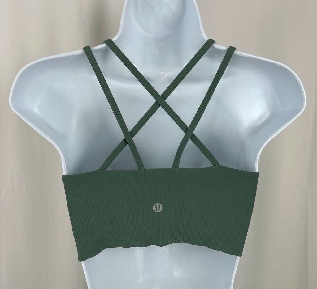 Lululemon "Like a Cloud" ribbed longline bra (size 4)