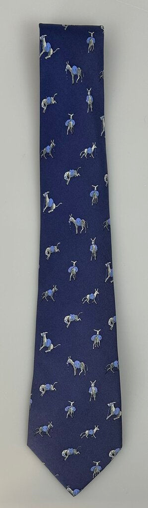 Hermes mule print tie