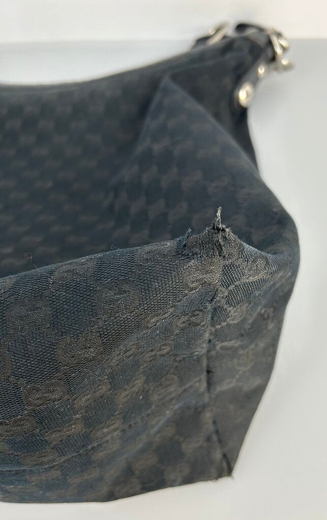 Gucci web horsebit handle hobo bag