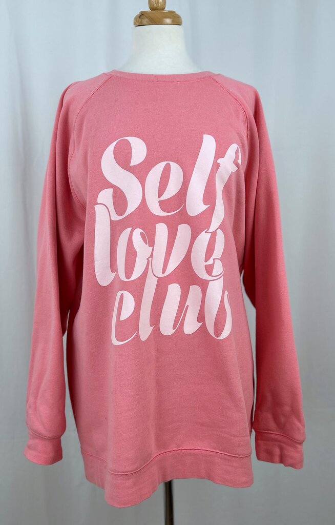 Brunette The Label "Self Love Club" oversized crew (L/XL)