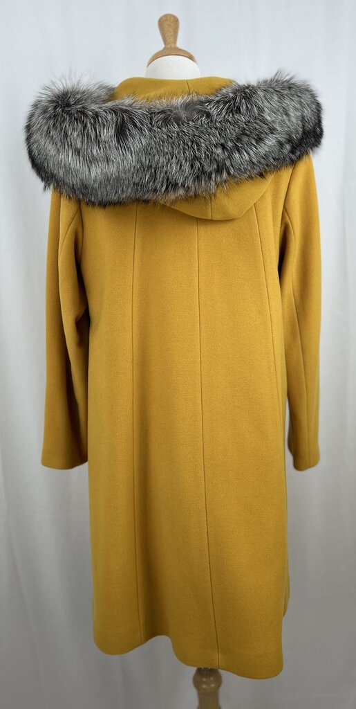 HiSO italian cashmere a-line coat (L)