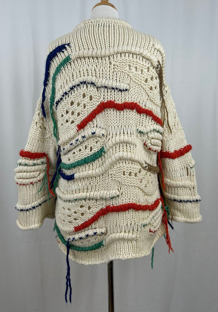 Zara oversized stringy chunky knit sweater (XS/S)