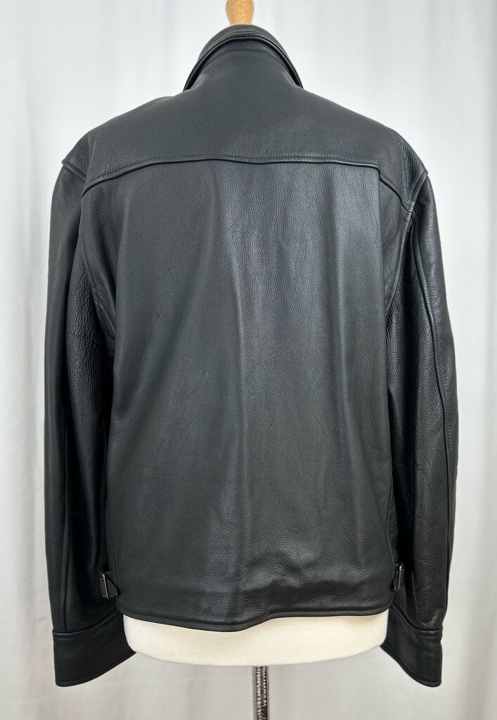 Avelox men's heavy leather jacket (M)