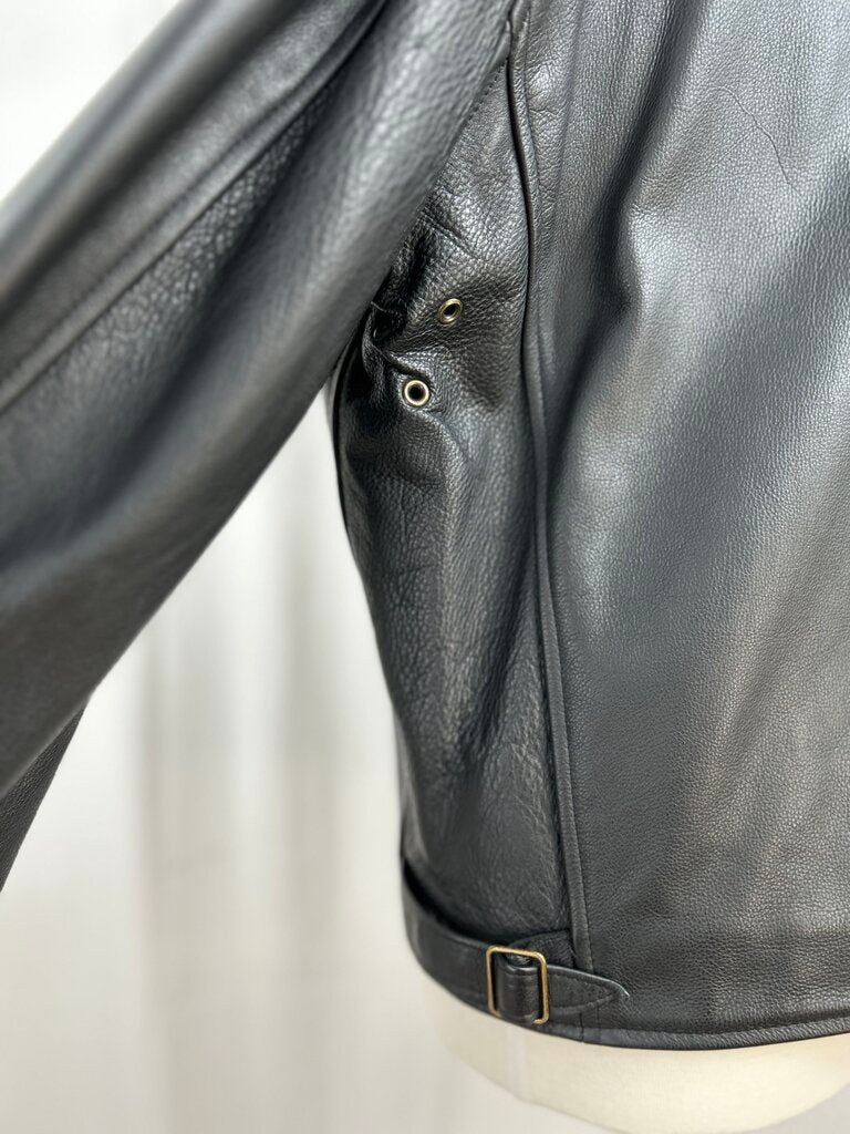 Avelox men's heavy leather jacket (M)