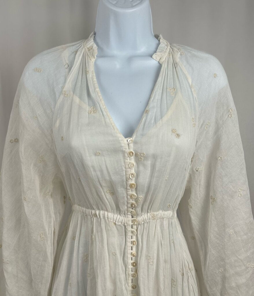 Spell (Australia) peasant flowy maxi dress (XS)