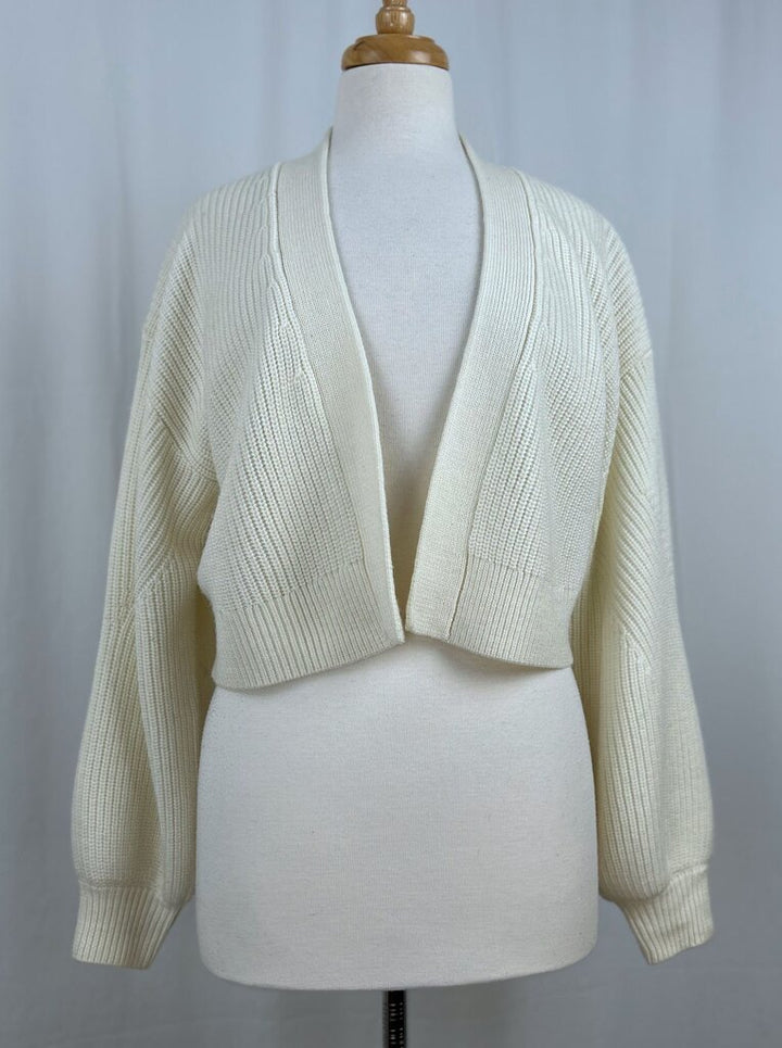 Wilfred cropped hang open cardigan (2XS)