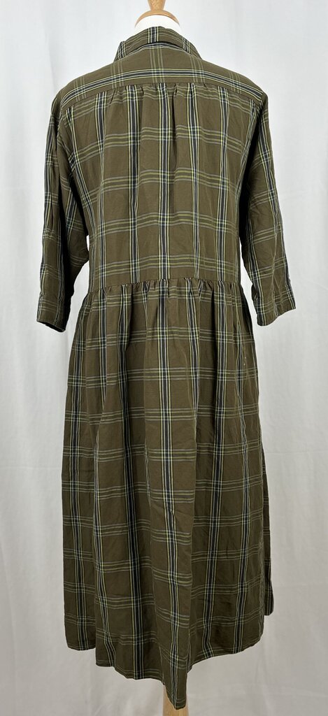 Toast (UK) button down midi dress (M)