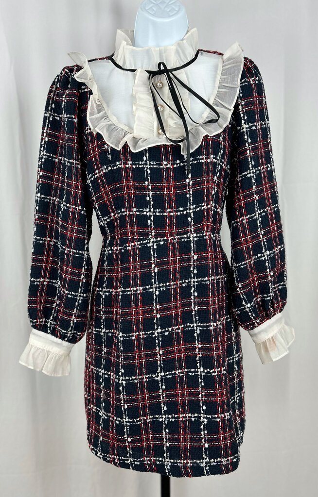 Sister Jane (UK) "Peggy" tweed mini dress (S)