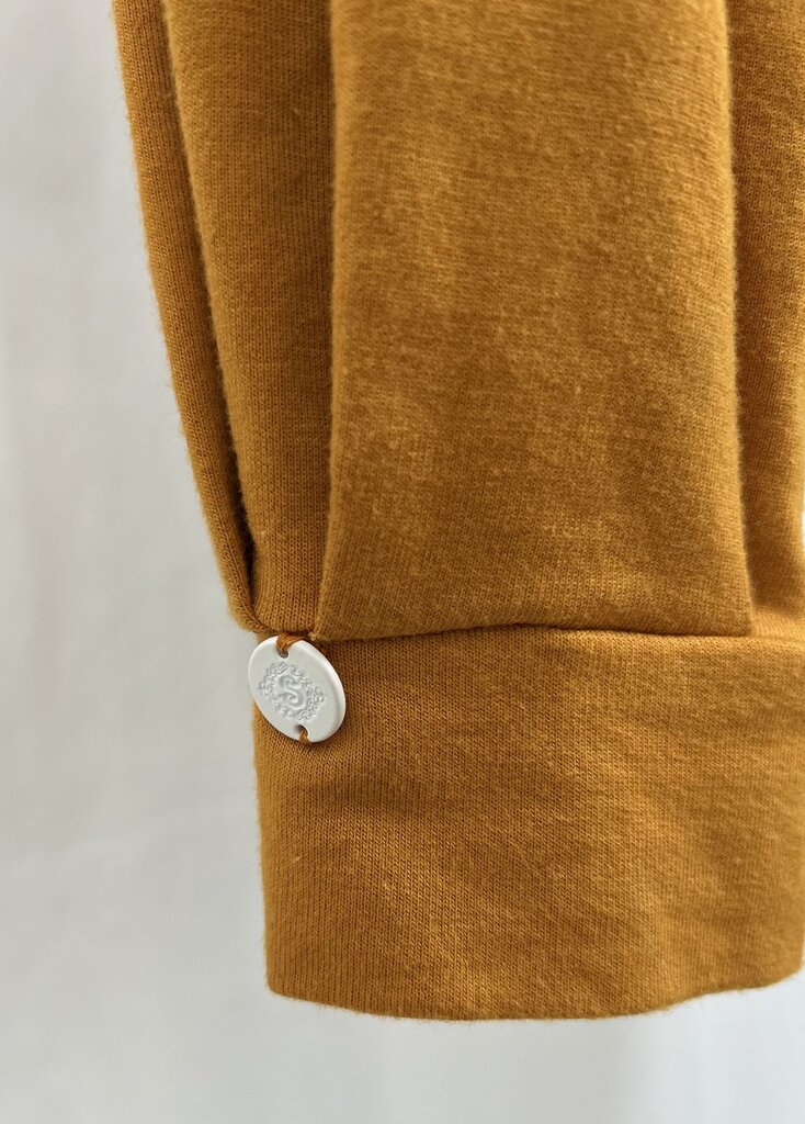 Sooley cinched peasant crop top (S)